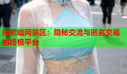 探索暗网禁区：隐秘交流与匿名交易的终极平台