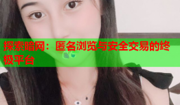 探索暗网：匿名浏览与安全交易的终极平台