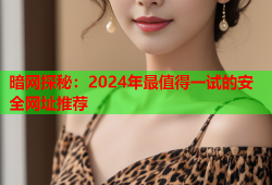 暗网探秘：2024年最值得一试的安全网址推荐