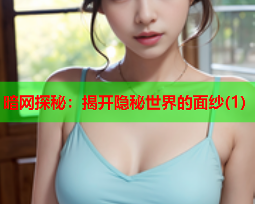 暗网探秘：揭开隐秘世界的面纱(1)