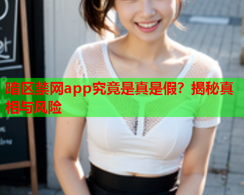 暗区禁网app究竟是真是假？揭秘真相与风险