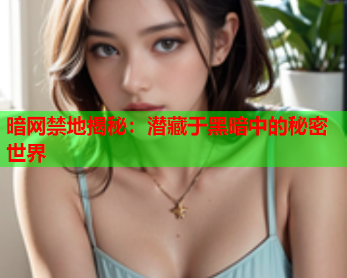 暗网禁地揭秘：潜藏于黑暗中的秘密世界